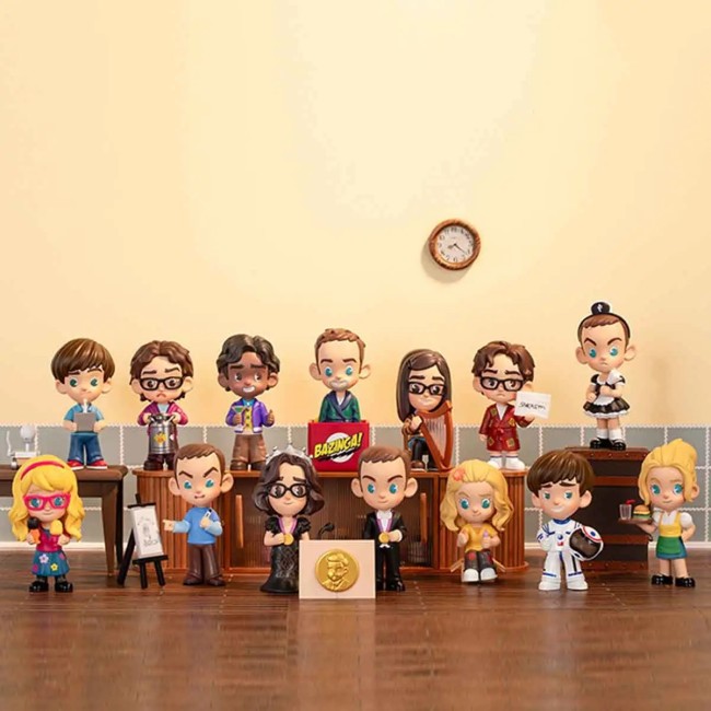 POP MART - THE BIG BANG THEORY SERIES FIGURES - 8-10CM