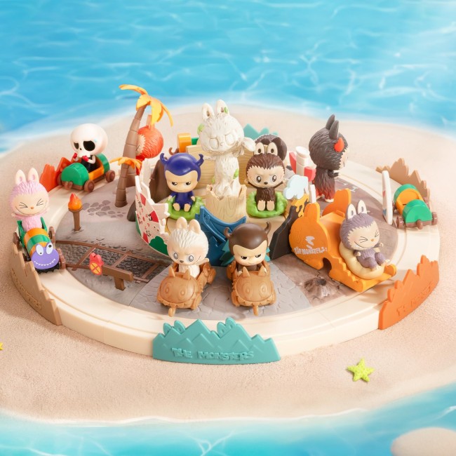 POP MART - THE MONSTERS -  PLAYING GAMES SERIES SCENE SETS - 8CM