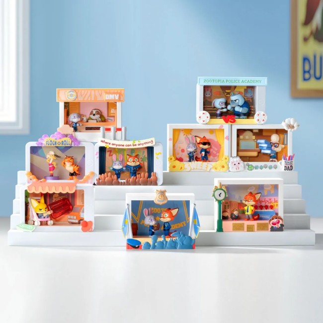POP MART - ZOOTOPIA - HIGHLIGHT MOMENT SERIES SCENE SETS - 7-8,5CM
