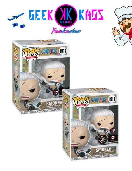 FUNKO POP! - ONE PIECE - SMOKER 1914 ( CHALICE & PR STICKER) ( BUNDLE CHASE + REGULAR )