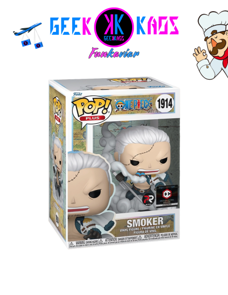 FUNKO POP! - ONE PIECE - SMOKER 1914 ( CHALICE & PR STICKER)