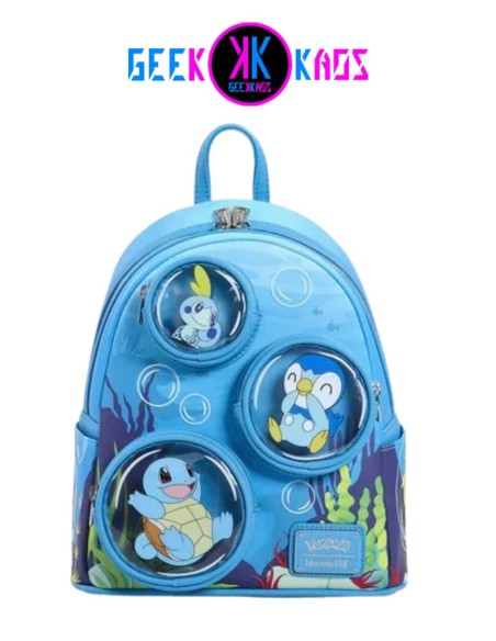 MINI MOCHILA - POKEMON - BUBBLES WATER - LOUNGEFLY