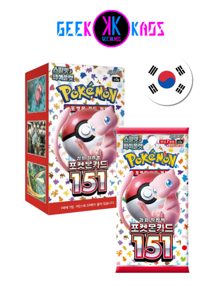 POKEMON TCG - BOOSTER BOX 151 - KOREANO