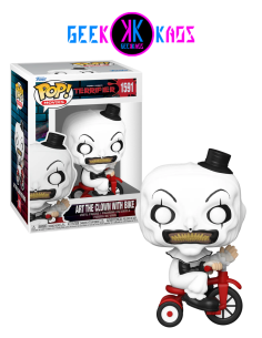 FUNKO POP! - TERRIFIER - ART THE CLOWN WITH BIKE 1591