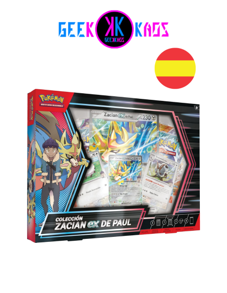 POKEMON TCG - COLECCIÓN ZACIAN EX DE PAUL - ESPAÑOL