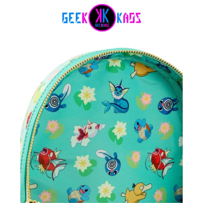 MINI MOCHILA - POKEMON - WATER TYPE - LOUNGEFLY