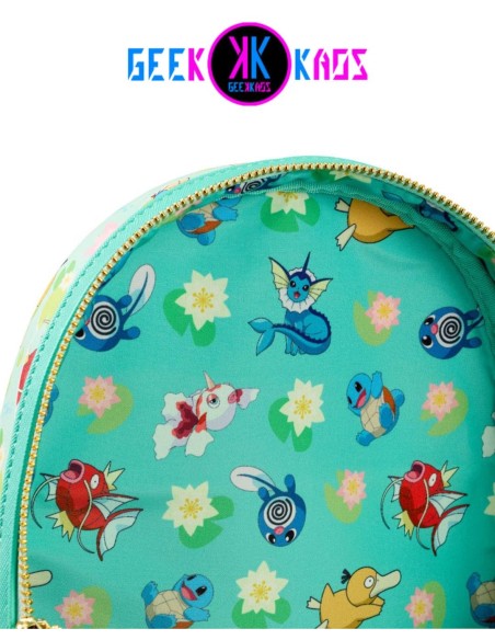 MINI MOCHILA - POKEMON - WATER TYPE - LOUNGEFLY MINI MOCHILA - POKEMON - WATER TYPE - LOUNGEFLY