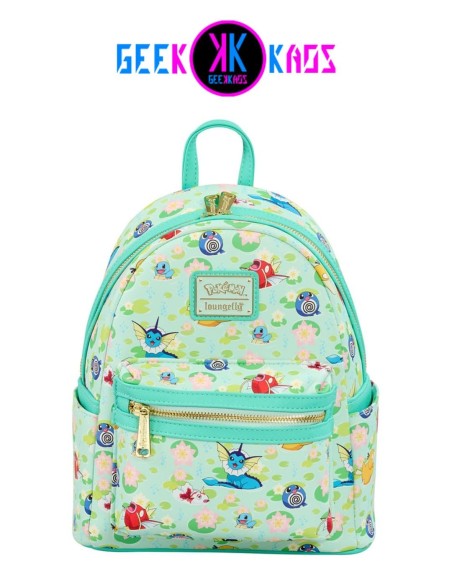 MINI MOCHILA - POKEMON - WATER TYPE - LOUNGEFLY MINI MOCHILA - POKEMON - WATER TYPE - LOUNGEFLY