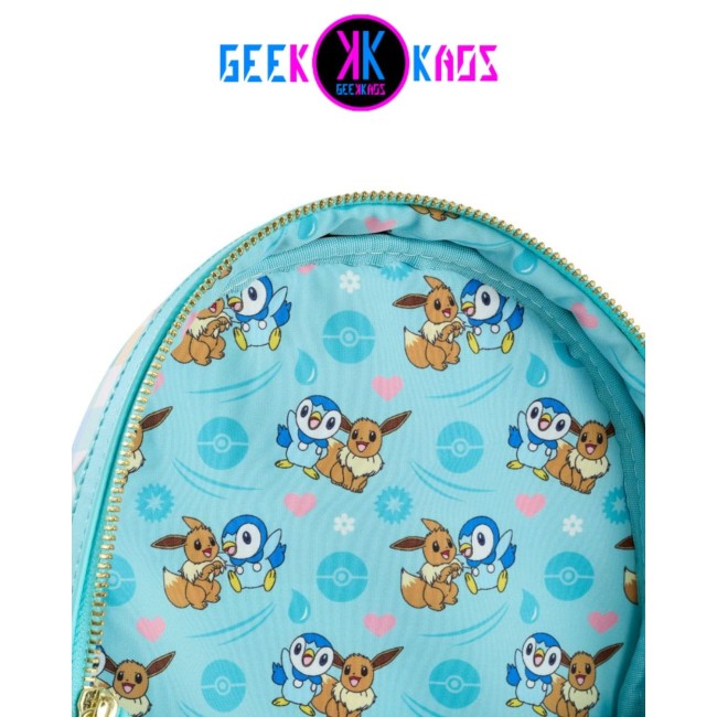 MINI MOCHILA - POKEMON - PIPLUP & EEVEE - LOUNGEFLY