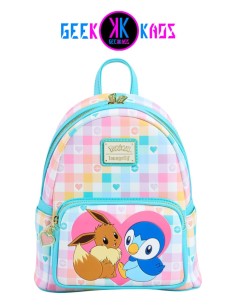 MINI MOCHILA - POKEMON - PIPLUP & EEVEE - LOUNGEFLY