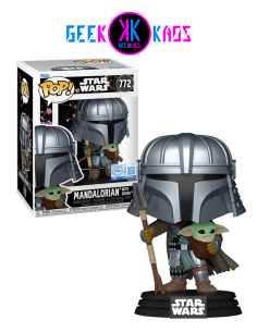 FUNKO POP! - STAR WARS - MANDALORIAN WITH GROGU 772 (SE)