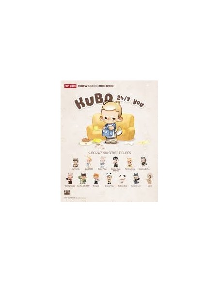 POP MART - KUBO 24/7- YOU series - 7-8.8CM