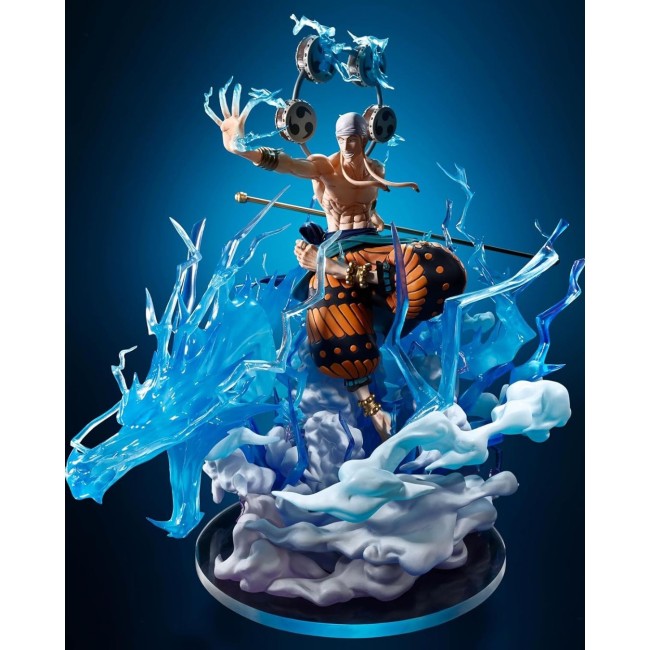 FIGURA - ONE PIECE - ENEL SIXTY MILLION VOLT LIGHTNING DRAGON 31,5CM - TAMASHII NATIONS, FIGUARTS ZERO