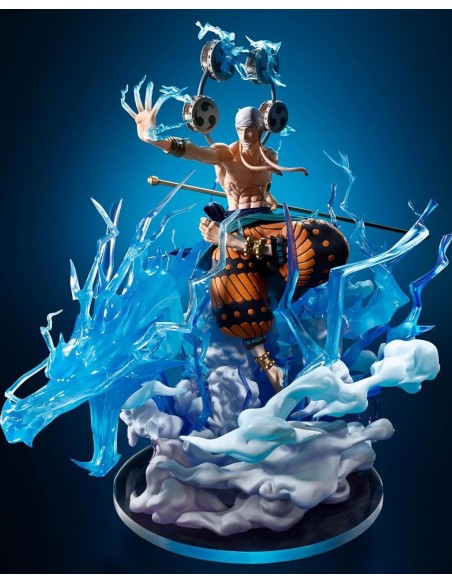 FIGURA - ONE PIECE - ENEL SIXTY MILLION VOLT LIGHTNING DRAGON 31,5CM - TAMASHII NATIONS, FIGUARTS ZERO