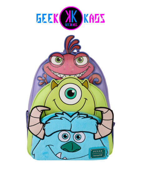 MINI MOCHILA - MONSTERS INC. - MIKE, SULLEY & RANDALL - LOUNGEFLY MINI MOCHILA - MONSTERS INC. - MIKE, SULLEY & RANDALL - LOUNGEFLY