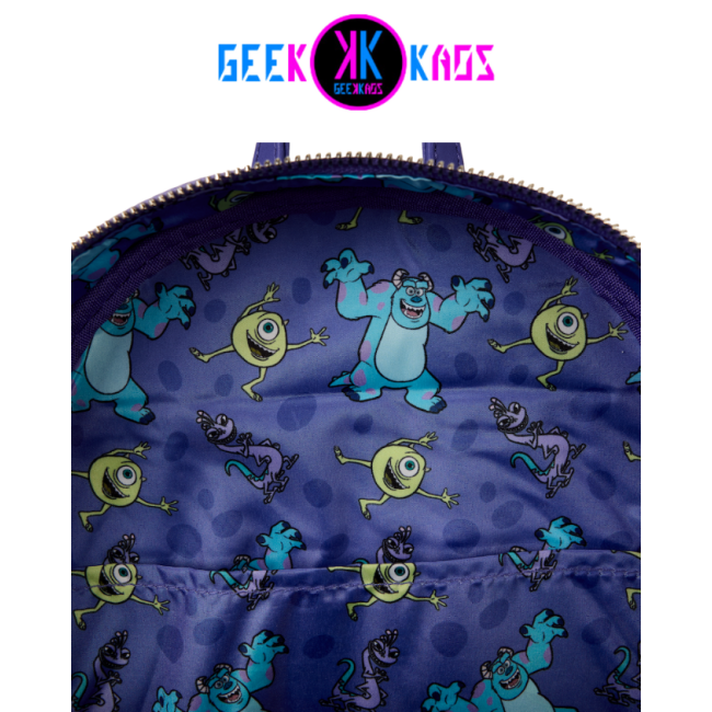 MINI MOCHILA - MONSTERS INC. - MIKE, SULLEY & RANDALL - LOUNGEFLY