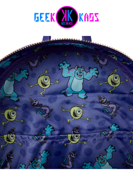 MINI MOCHILA - MONSTERS INC. - MIKE, SULLEY & RANDALL - LOUNGEFLY MINI MOCHILA - MONSTERS INC. - MIKE, SULLEY & RANDALL - LOUNGEFLY