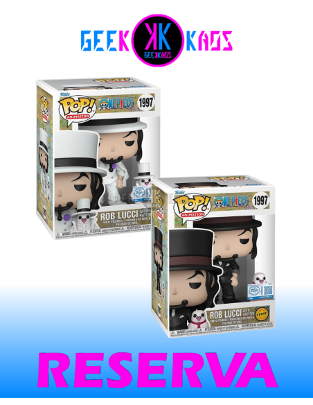 FUNKO POP! - ONE PIECE - ROB LUCCI 1997 BUNDLE ( chase + regular )