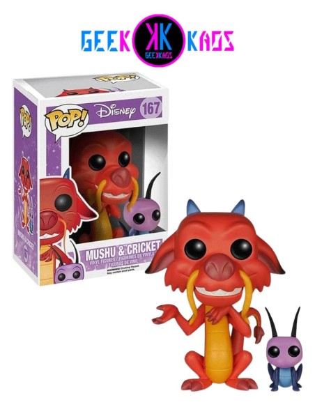 FUNKO POP! - DISNEY - MUSHU & CRICKET 167