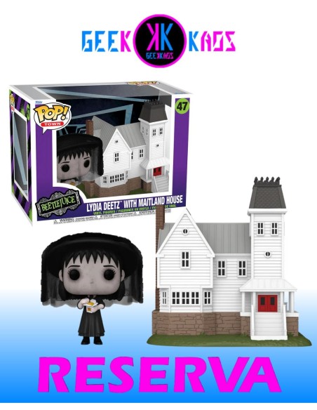 FUNKO POP! TOWN - BEETLEJUICE - LYDIA DEETZ WITH MAITLAND HOUSE 47