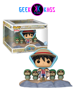 FUNKO POP MOMENT - MONKEY D. LUFFY TRAINS KUNG FU DUGONG 1637 (SE)