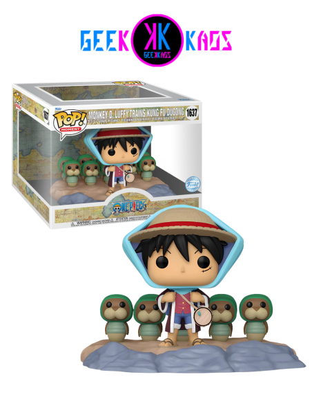 FUNKO POP MOMENT - MONKEY D. LUFFY TRAINS KUNG FU DUGONG 1637 (SE)
