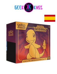 POKEMON TCG - CAJA DE ELITE DE ENTRENADOR DE LLAMAS OBSIDIANAS - ESPAÑOL