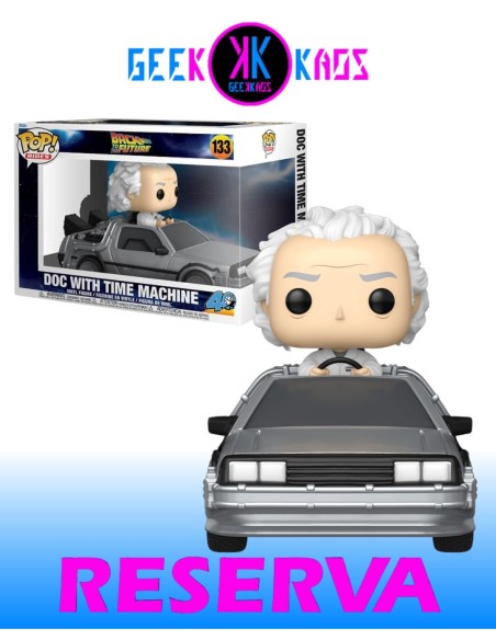 FUNKO POP! - BACK TO THE FUTURE - DOC WITH TIME MACHINE 133