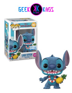 FUNKO POP! - LILO & STITCH - LUAU STITCH 1567 (SE) (FLOCKED)
