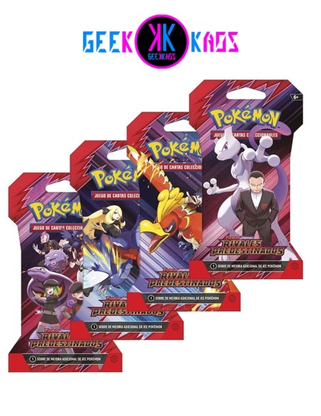 POKEMON TCG - 1 BLISTER RIVALES PREDESTINADOS - ESPAÑOL