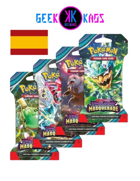 POKEMON TCG - 1 BLISTER MASCARADA CREPUSCULAR - ESPAÑOL