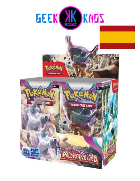 POKEMON TCG - BOOSTER DISPLAY - EVOLUCIONES DE PALDEA (36 SOBRES) - ESPAÑOL