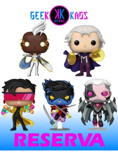 5-PACK - FUNKO POP! - X-MEN´97 - JUBILEE 1536, MAGNETO 1537, NIGHTCRAWLER 1538, STORM 1539, BASTION NIMROD 1541