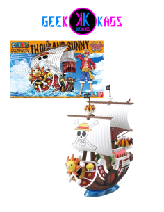 MAQUETA BARCO - ONE PIECE - MONKEY D. LUFFY, THOUSAND SUNNY (15CM)