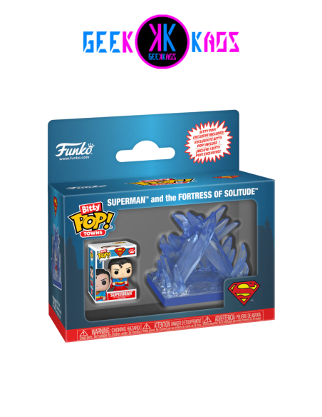 BITTY POP! TOWN - DC - SUPERMAN AND THE FORTRESS OF SOLITUDE
