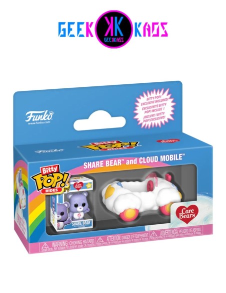 BITTY POP! RIDE - CARE BEARS - SHARE BEAR & CLOUD MOBILE