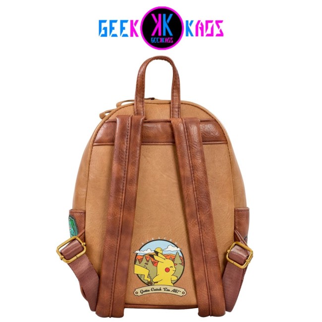 MINI MOCHILA - POKEMON - CAMPER PATCH - LOUNGEFLY