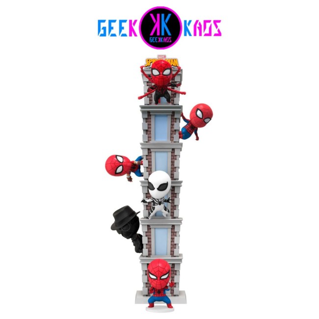 FIGURA MYSTERY - SPIDER-MAN - TOWER HERO BOX MARVEL - YUME TOYS