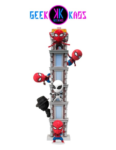 FIGURA MYSTERY - SPIDER-MAN - TOWER HERO BOX MARVEL - YUME TOYS