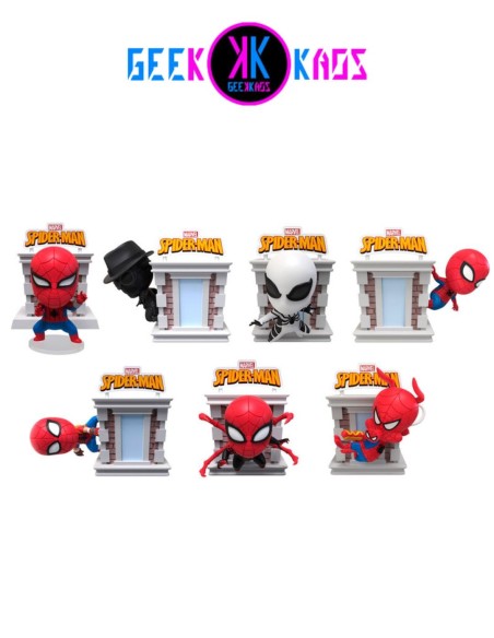 FIGURA MYSTERY - SPIDER-MAN - TOWER HERO BOX MARVEL - YUME TOYS