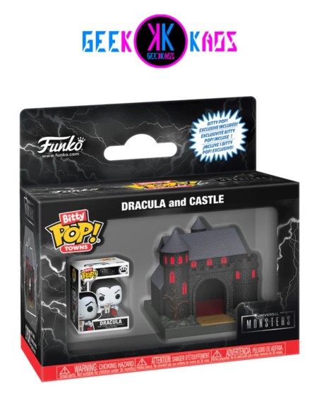 BITTY POP! TOWN - MONSTERS - DRACULA AND CASTLE BITTY POP! TOWN - MONSTERS - DRACULA AND CASTLE
