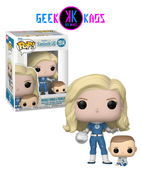 FUNKO POP! - FANTASTIC 4: FIRST STEPS - INVISIBLE WOMAN & FRANKLIN 1514