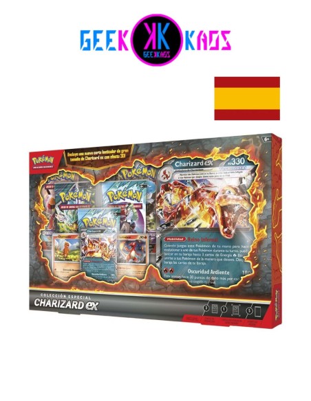POKEMON TCG - COLECCION ESPECIAL CHARIZARD EX - ESPAÑOL