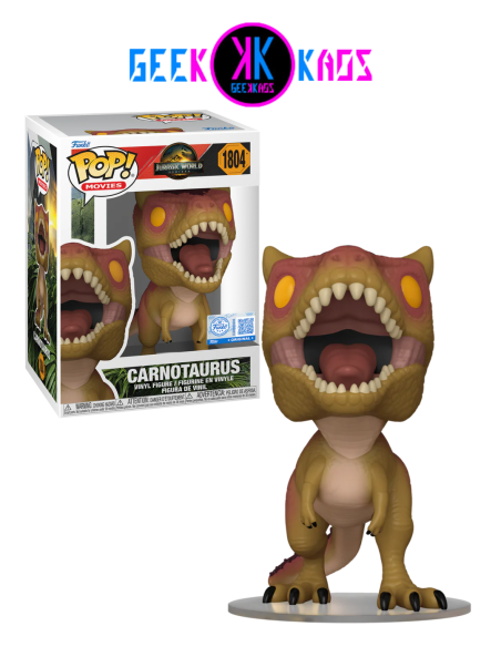 FUNKO POP! - JURASSIC WORLD: REBIRTH - CARNOTAURUS 1804 (SE) FUNKO POP! - JURASSIC WORLD: REBIRTH - CARNOTAURUS 1804 (SE)