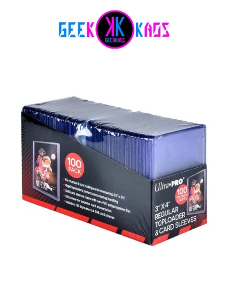 FUNDAS TCG - 3" x 4" REGULAR TOPLOADER & PENNY SLEEVES (PACK 2X100 UND) - ULTRA PRO