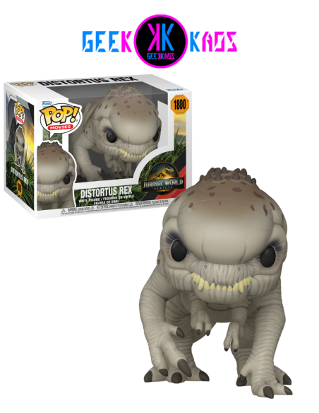 FUNKO POP! - JURASSIC WORLD: REBIRTH - DISTORTUS REX 1800 FUNKO POP! - JURASSIC WORLD: REBIRTH - DISTORTUS REX 1800