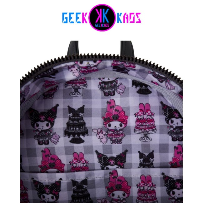 MINI MOCHILA - SANRIO - MY MELODY & KUROMI - LOUNGEFLY