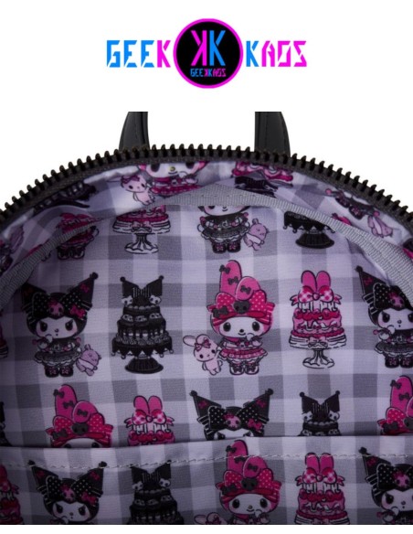 MINI MOCHILA - SANRIO - MY MELODY & KUROMI - LOUNGEFLY