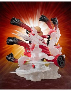 FIGURA - ONE PIECE - MONKEY D. LUFFY, GUM-GUM HAWK GATLING, 18.5CM - TAMASHII NATIONS, FIGUARTS ZERO 2