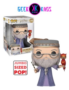 FUNKO POP! - HARRY POTTER - ALBUS DUMBLEDORE WITH FAWKES 110 (JUMBO)